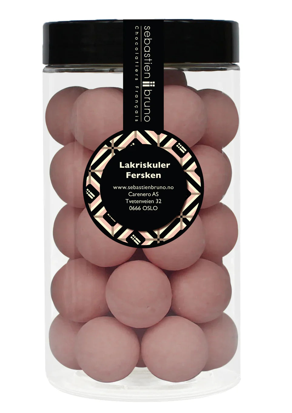 Bolas de chocolate con un corazón de frutos secos, caramelo o regaliz