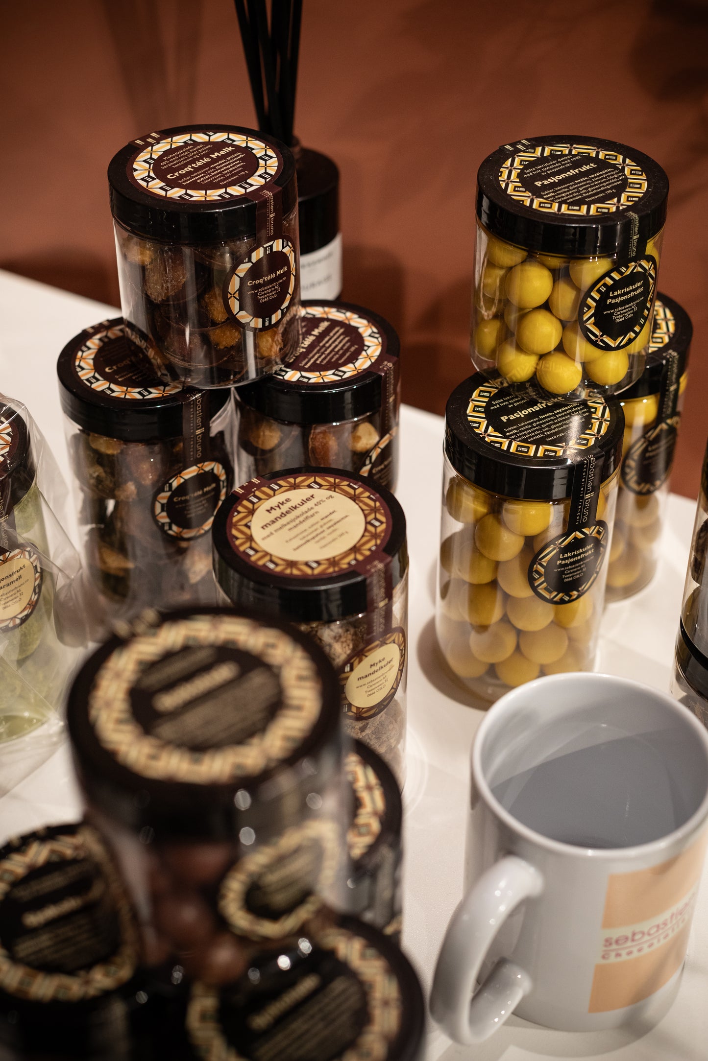 Wafers au chocolat avec noix, amandes et raisins secs Croq'télé Noir Petit