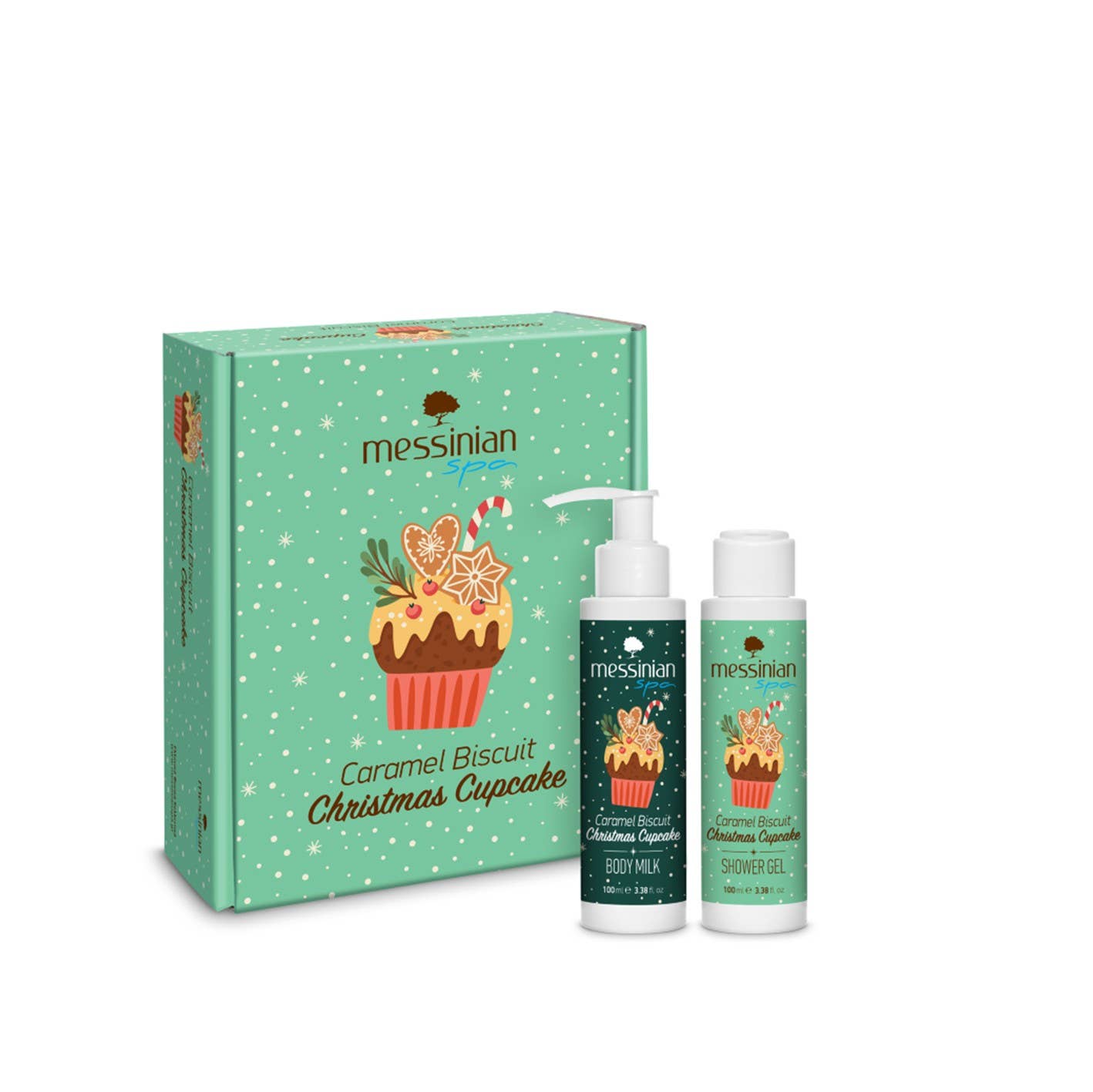 Beauty Box 2 Biscuit au caramel Cupcake de Noël Spa Messinien