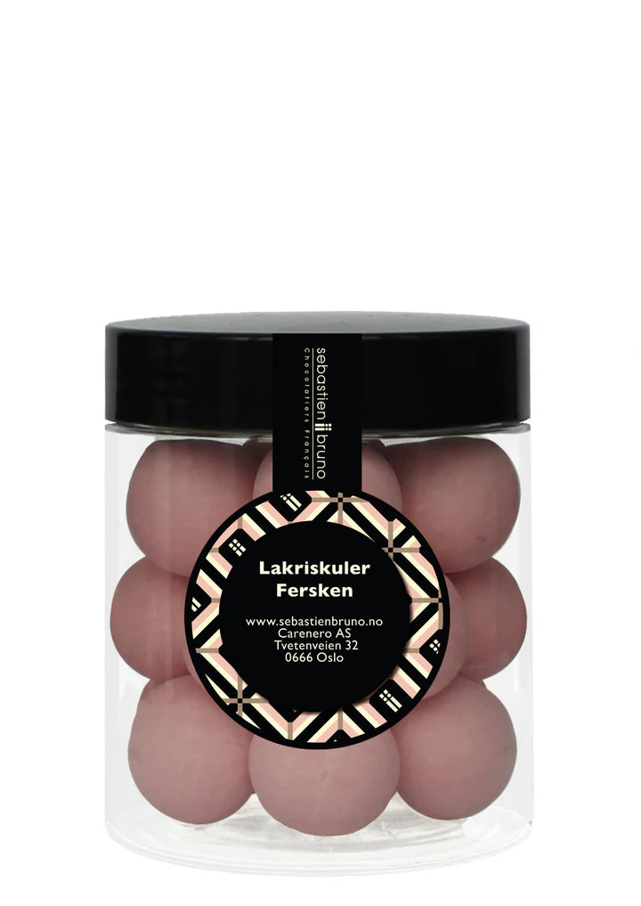 Liquorice balls Peach Small