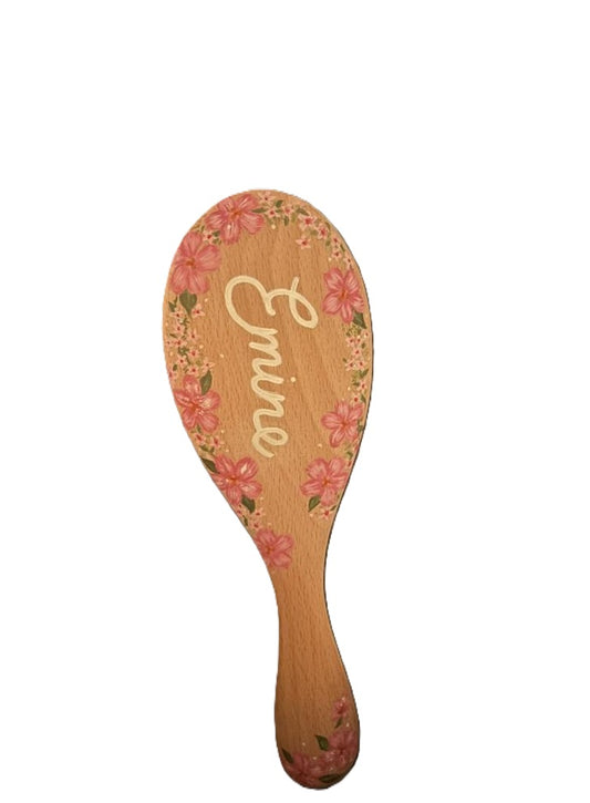 Cepillo con texto personalizado - Pintado a mano por Emma Moland